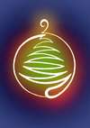 Christbaum Kugel Glanz - Copyright Nils Neumann - NN-art
